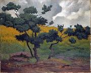 Felix Vallotton Landscape, oil painting on canvas